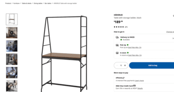 Tall Multi-Purposed Table/Desk 1