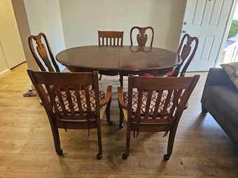 Dining table with chairs 1