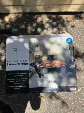 Mainstays Electric Skillet 1