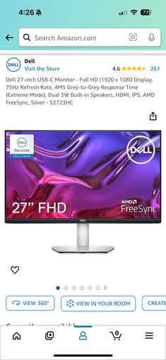 Dell 27-inch Monitor for sale! 1