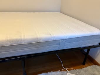 Full Bed (mattress, cover, and bed frame) 3