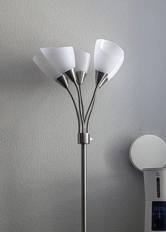Wayfair tree floor lamp: 5 bulb heads 1