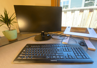 Philips Monitor and Cherry Keyboard for sale! 1