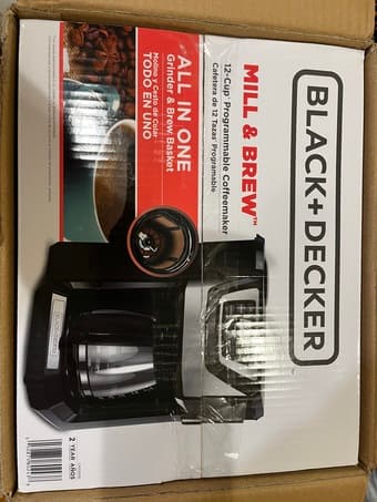 Mill and brew coffee machine 2