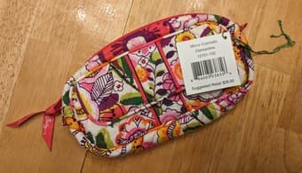 Vera Bradley cosmetics bag with mirror 3