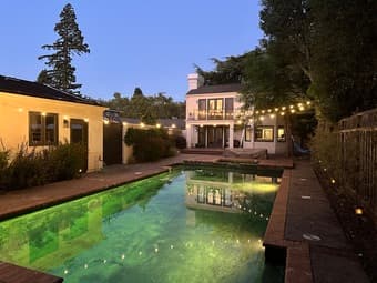 Br+Ensuite in Luxury house w pool hottub 15min walk to Stanford 1