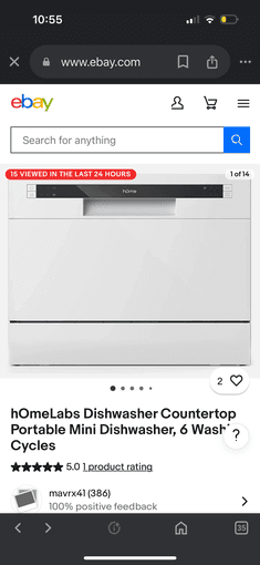 MOVE OUT SALE - Portable AC, Dishwasher, Sofa Bed, Vaccum, Microwave 2