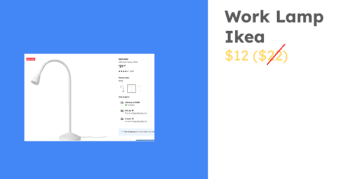 Ikea work lamp 1