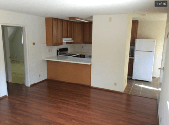 Room in sunny, leafy downtown 2bd/1ba PA apartment 1