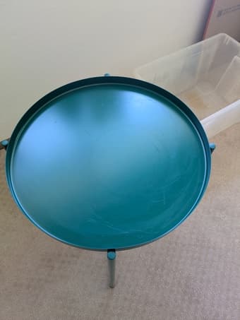 IKEA Gladom green table 2