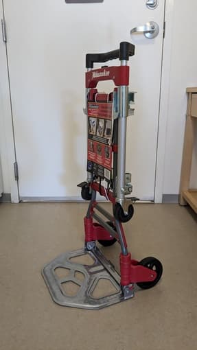 Hand truck/cart available to borrow for move-in 1
