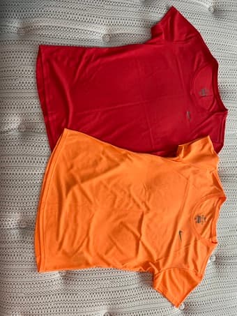 Ladies Nike dri-fit workout tops 1