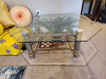 Glass Top Coffee Table 2