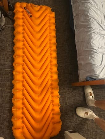 Klymit Insulated Static V Lite sleeping pad for camping or backpacking 1