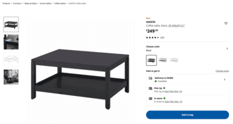 IKEA coffee table for sale 2