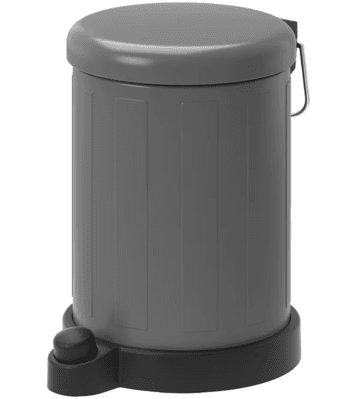Ikea Toftan Trash Can, Gray, 1 Gallon (4 Litres) 1