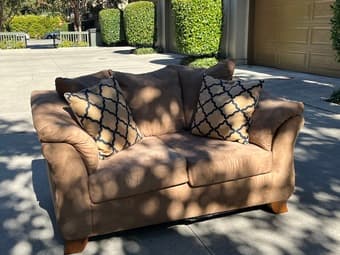 Two love seat sofas ($200/both) 1