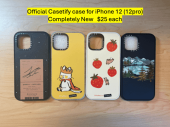 Official Casetify charm/case for iPhone 12/13(pro) Completely NEW 3