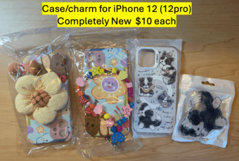 iPhone 12(pro) charm/case Completely NEW 1