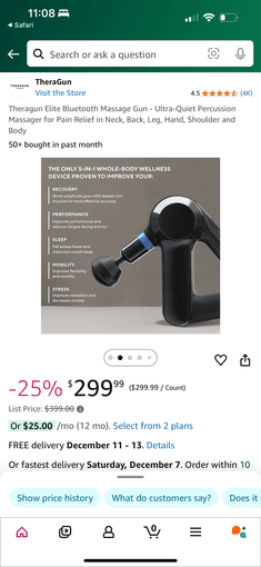 Theragun Elite Brand New for Sale 2