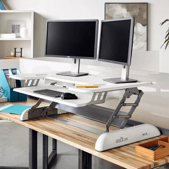 VariDesk Cube Plus 40( two-tier rising desk converter) 1