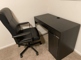 Desk and chair 1