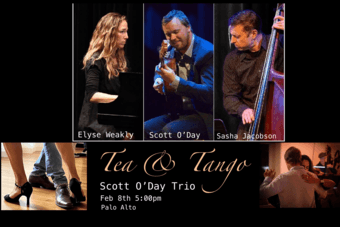 Tea & Tango Practica w/ Guitar, Piano & Double Bass on Sat, Feb 8th 1