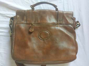 Leather messenger bag (Roots tribe) 2