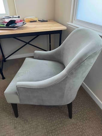 Moving away sale (lamp, chair, couch) 1