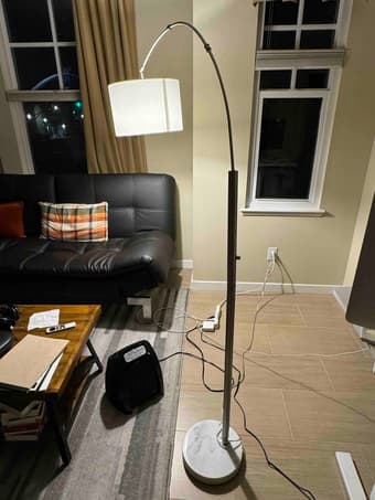 Moving away sale (lamp, chair, couch) 3