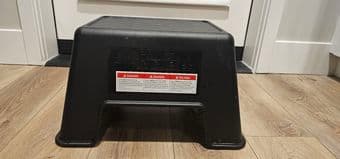 Black Plastic Step Stool ($10 or best offer!) 1