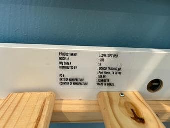 Excellent condition Twin size Kids Loft Bed 2