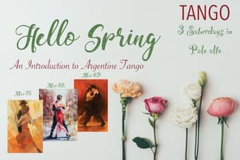Spring Beginner Tango Lessons in Palo Alto start March 15th 1
