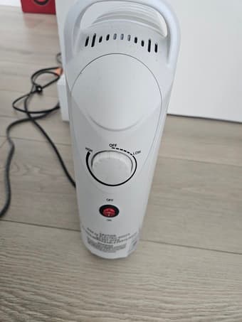 A heater(for small spaces or 1-2 people) 1