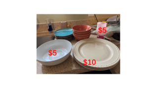 Plate Bowl and Cup 3