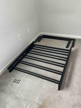 Twin bed frame (metal) 2