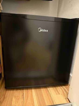 Like-New Midea Compact Refrigerator, 1.6 cu ft, Black - $99 1