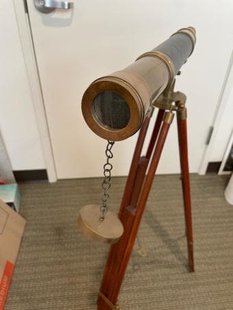 antique vintage telescope 2