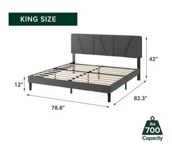 Limited deal: king bed + mattress (< 2 month used) 1