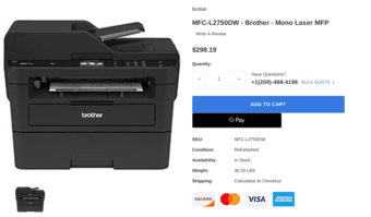 Office Chair- Laser Printer 2