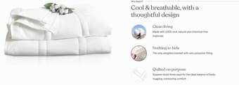 Baloo natural weighted blanket 2