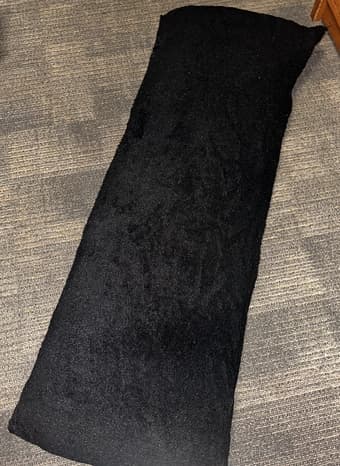 Long Black Body Pillow for sale 1