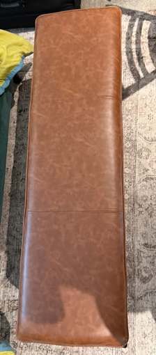Vegan Leather Bench 1
