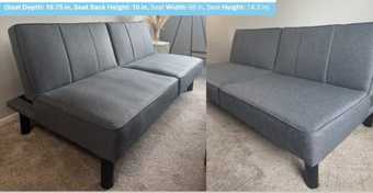 4 Ikea Adde Chairs, Ikea Poang armchair with ottoman and Sleeper Sofa 1