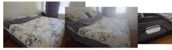 Adjustabel King size bed with Simmons mattress 1