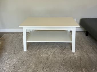 Coffee table white, great condition 1