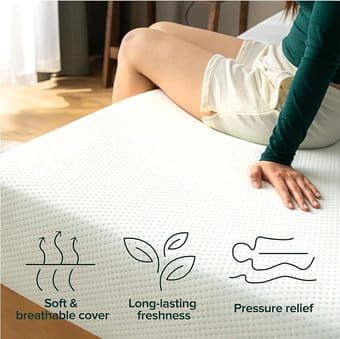 ZINUS Full Size 6” Mattress – $40 1