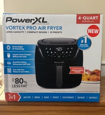 NEW PowerXL Vortex Pro Air Fryer 4qt 1