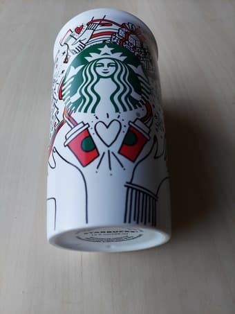 Starbucks Coffee Tumbler Mermaid Sirene 12 oz Holiday Christmas 2017 B 2