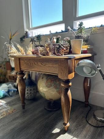 Vintage-Style Wooden Table for only $10! 1